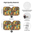 thumbnail image 5 of Yiaed Robot and Monsters Print Car Windshield Sunshade Front Auto Car Front Window Sun Shade Foldable Sun Visor Shield Cover Auto Accessories for Sedan SUV Truck-Medium, 5 of 5
