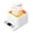 White, variant on Sourdough Starter Warmer | Water Bath Precise 1°F Thermostat (70-104°F) Sourdough Warmer| For jars under 50 oz | 1-198H Memory Timer | 360° Uniform Warmer |Fermenter's Dream for Home Baking (White)