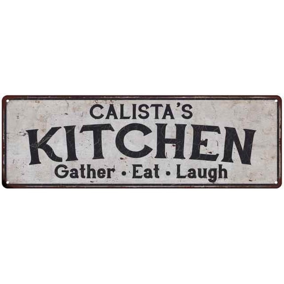 CALISTA's Kitchen Gift Rustic Chic Decor Gift 6x18 Sign 206180051792