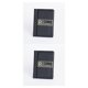 thumbnail image 4 of Naiovety Libro de almacenamiento de monedas de PVC portátil de Color sólido 120 cuadrícula Rectangular altas transparencias a prueba de Negro 2piezas, 4 of 6