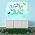 thumbnail image 3 of Quotes & Sayings Wall Decals for Children Bedroom - A Bushel and a Peck and a Hug around the Neck Love DIY & Creativity Boy Girl Bedroom Wall Sticker - Size: 10 In x 8 In, 3 of 5