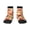 3 Black, variant on Cups of Tea Pattern Quarter Crew Socks,Toe Seamed Ankle Socks,Cotton Cushioned Breathable Athletic Crew Sports Socks