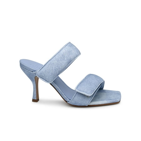 

Gia Borghini Woman Blue Denim Sandals
