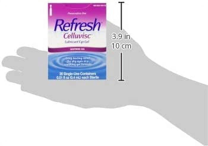 Refresh Celluvisc Lubricant Eye Gel Single-use Containers 30 Ea (Pack of 2)