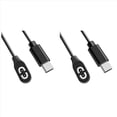 thumbnail image 1 of 2X Cable de Carga de 3,3 Pies para Aeropex AS800 / OpenRun Pro/OpenRun/OpenRun Mini Cargador de Auriculares, 1 of 4