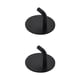 thumbnail image 1 of Billuyoard Colgador de pared autoadhesivo para baño de Hotel, paño de cocina, ropa, bufanda, paraguas, punzón, soporte de gancho Negro 2piezas, 1 of 6
