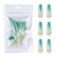 thumbnail image 5 of Punta de uñas postizas DIY: 72PCS Uñas postizas francesas con brillo degradado Uñas artificiales, 5 of 8