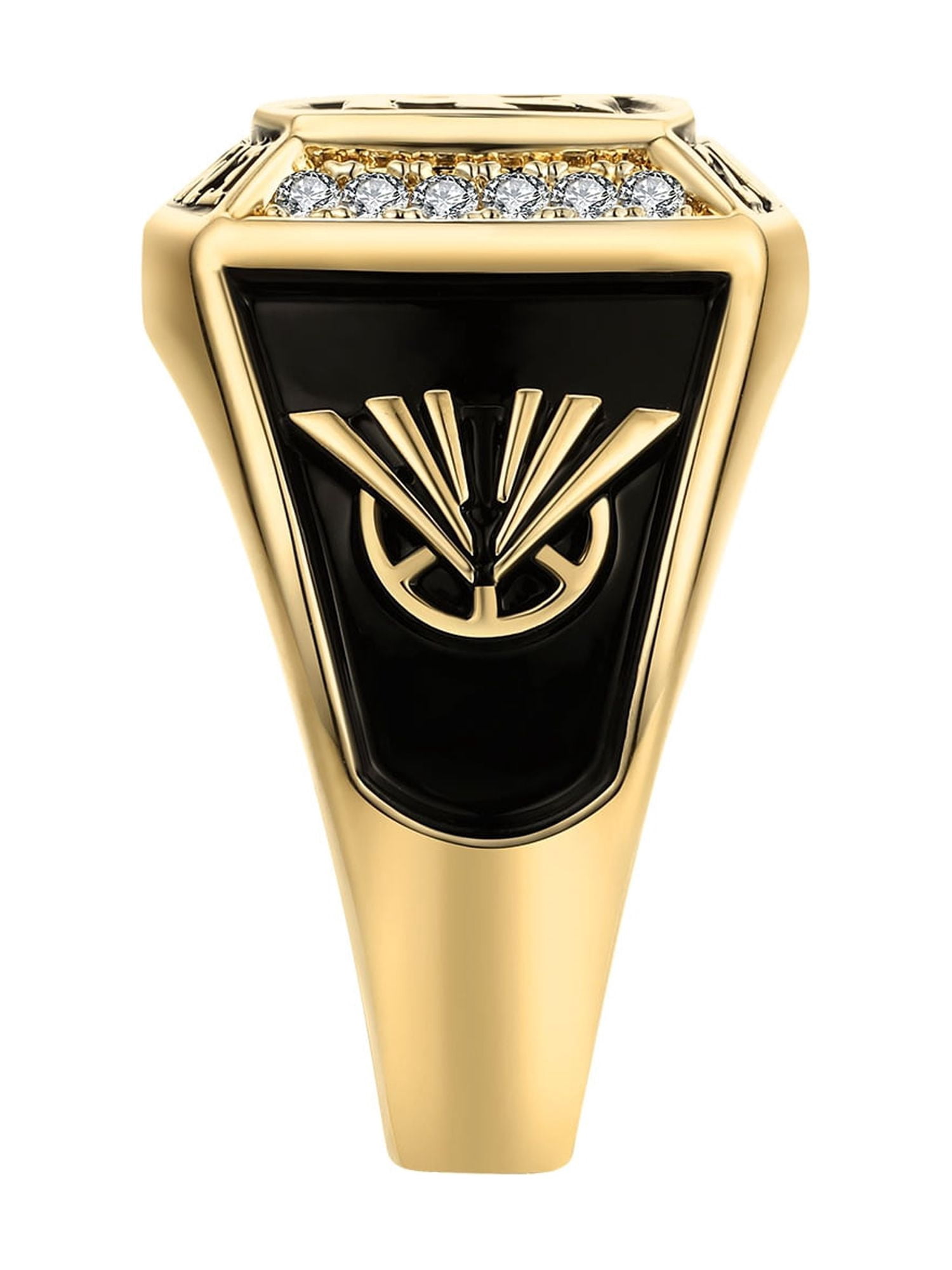 Order Now for 2025 Graduation, Freestyle Women's Initial CZ Square Birthstone Class Ring, Personalized, High School or College