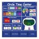 thumbnail image 1 of Gráfico de bolsillo del centro de aprendizaje, calendario infantil resistente para el aula, gráfico de bolsillo educativo, calendario de aprendizaje meteorológico (azul), 1 of 5