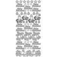 thumbnail image 1 of Peel-Off Stickers- Feliz Navidad - Black, 1 of 1