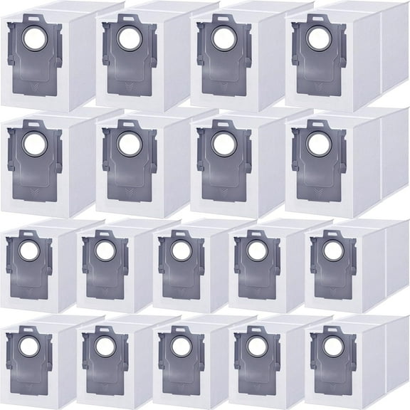 18 pack Dust Bags for roborock Qrevo, Qrevo MaxV, Qrevo S, Qrevo Pro, Qrevo Master, S8 Max Ultra, S8 MaxV Ultra, Qrevo plus Vacuum Cleaner,2.7L Large Capacity Disposable Dust Bags Replacement