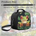 thumbnail image 5 of Jeiento Tree Frog Backpack for School Boys Elementary School Bag and Lunch Bag Set Pencil Case 3 In 1 Bookbag Preschool Middle School Back Packs Kids Child Girls Satchel Daypack, 5 of 7