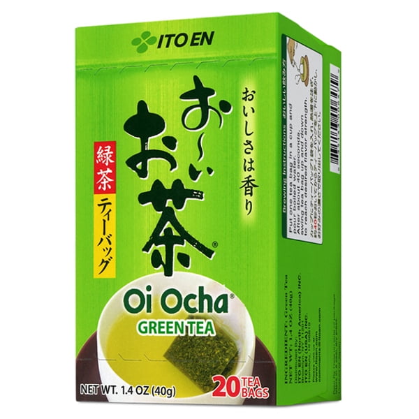 ito en oi ocha green tea, 20count, 1.4 ounce boxes (pack of 4)