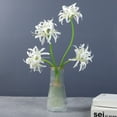 thumbnail image 3 of Opvise 2Pcs Artificial Red Spider Lily Realistic Fake Silk Flower Wedding Home Office Table Centerpiece Faux Floral Branch Flower Arrangement Decoration, 3 of 8