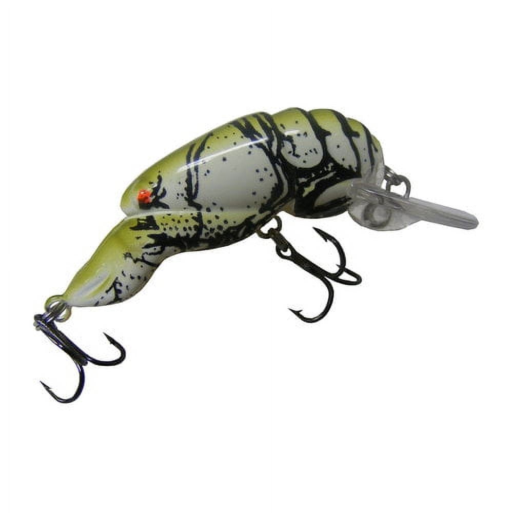ルアー・フライ krroriginal KrrCrawler 2pc 3 Arkie Lures Crappie Crankbait Craw - Puddle Craw - 6 ft Depth