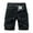 Black, variant on Men's Cargo Shorts Casual Multi Pocket Relaxed Fit Cargo Pants Outdoor Loose Drawstring Straight Leg Shorts Pants