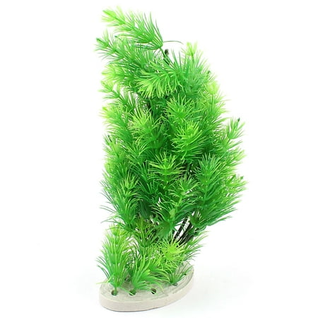 Unique Bargains Green Plastic Pine Tree Emulational Underwater Plants for Fish Tank