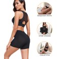 thumbnail image 3 of wirarpa Women's Boyshorts Underwear Anti-chafing Modal Boxer Briefs 4 Pack Black Small, 3 of 5