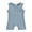 Lake blue, variant on Bagilaanoe Newborn Baby Girl Boys Short Jumpsuit Sleeveless Bodysuit 6M 12M 18M 24M Infant One Piece Romper Shorts