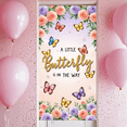 thumbnail image 5 of Floral Decoration Butterfly Baby Shower Banner Colorful Design for Pregnancy Announcement Gender Reveal Garden Party, 5 of 7
