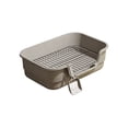 thumbnail image 2 of EGNMCR High Wall Dog Potty Tray Toilet For Small Medium Dogs Removable Reseau Disclose Proof Base Foolproof Clean Pet Litter Box With Oppose Slide Bottom P lastic dog toilets, 2 of 6