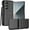 Black, variant on Case and Belt Clip Combo for Samsung Galaxy Z Fold 6, Nakedcellphone Cover and Hip Holster Holder [Rotate, Stand, S-Pen Slot] for Z Fold6 Phone (SM-F956U, 2024) - Carbon Fiber Design