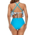 thumbnail image 4 of Moda mujer estampado Sexy Bikini push-up acolchado traje de baño traje de baño conjunto de ropa de playa Fridja nalpqowj56936, 4 of 4