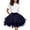 Navy, variant on Skirts for Women Solid Color Carnival Tutu Skirt Mesh Party Dance Skirt with Integrated Waistband for Everyday Wear and Occasions Rose Gold One Size