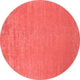 thumbnail image 1 of Ahgly Company Indoor Round Oriental Red Industrial Area Rugs, 8' Round, 1 of 4