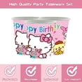 thumbnail image 3 of Suministros de fiesta Rosa KT Cat Hello Kitty, globos, tazas, platos, mantel, juguetes, decoraciones de cumpleaños para Baby Shower, artículos de envío gratis, 3 of 4