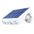 thumbnail image 4 of NUEVA luz solar al aire libre sensor de movimiento impermeable jardín LED lámpara solar focos para jardín camino calle luz de pared led Iluminación y accesorios Warmes Licht der weißen Schale Bewildely HA005470-04B, 4 of 6