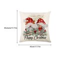 thumbnail image 2 of Cateissary Fundas decorativas navideñas para cojines, funda de almohada con forma cuadrada, funda de cojín estampada, fundas para sofá cama y Kits de decoración para fiestas Tipo 1 Cateissary HA069995-01B, 2 of 6
