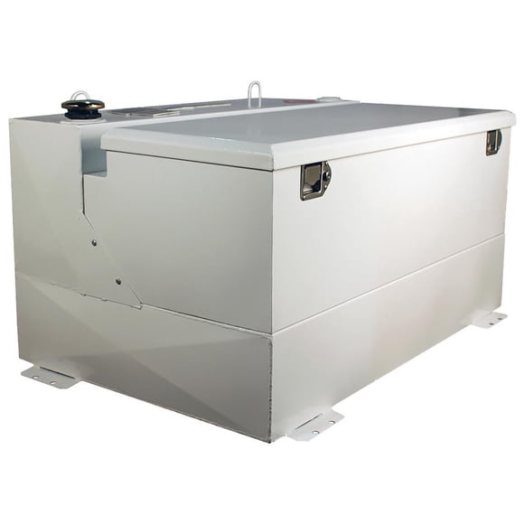 Better Built Liquid Transfer Tank 29224168 Non-Flammable Liquids; Not To Be Connected To An Existing Fuel System; Diesel; L-Shape; Combo; Powder Coated; White; Steel