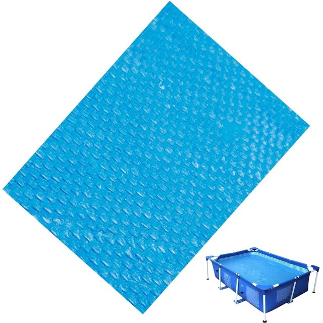 Yazoeia Solar Pool Covers Blankets for Round/Rectangular In-Ground above Ground Swimming Pool,Circular/Rectangular Pool Hot Tub Spa Solar Floating Thermal Covers Blanket Mat, Only CJC912-129966