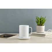Ember Temperature Control Smart Mug 2, 10 oz, White, Up To 1.5-hr Battery Life - App Controlled Heated Coffee/Tea Mug - Improved Design
