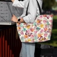 thumbnail image 7 of Sigee Butterflies and Roses Print Extra Large Waterproof Beach Travel Bag with Zipper - Durable and Versatile for Vacation, Gym, and Daily Use, 7 of 7