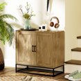 thumbnail image 1 of Buffet Armoire Style Ferme Moderne Armoire de Rangement avec Tablettes Ajustables pour Cuisine, Bar à Café, Salon, 1 of 6