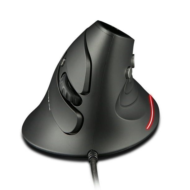 ZELOTES T-30 Wired Optical Mouse Vertical Mouse USB Wired Gaming Mouse