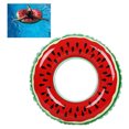 thumbnail image 4 of Maoww Summer Swimming Ring Swimming Pool Watermelon Print Inflatable Ring PVC Donut Water-playing Toys, 4 of 8
