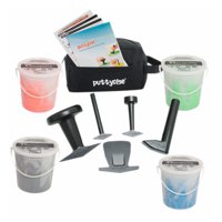 Puttycise TheraPutty set, hard, 5 tools, 4 1lb TheraPutty exercise putty