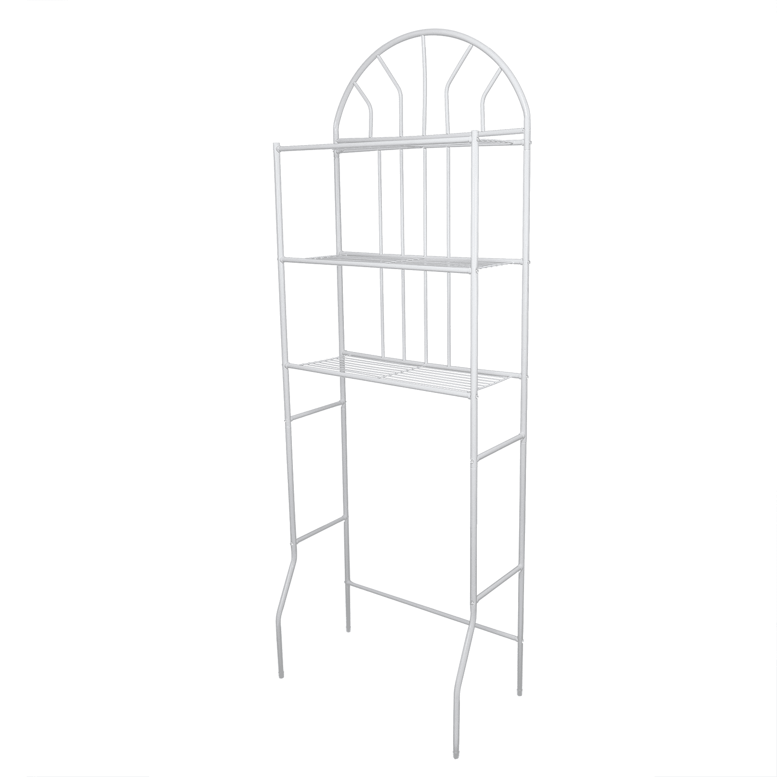 Loyalheartdy 70" Tall 3 Tier Bathroom Storage Stand Organizer Holder Free Standing Toilet Shelf Towel Rack Over The Toilet White