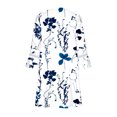 thumbnail image 5 of SMihono Robe d'Été pour Femmes Grande Taille Mode d'Été pour Femmes Manches Mi-Longues Imprimée Camisole à Col en V Bretelles Robe Chandail, 5 of 5