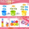 thumbnail image 4 of Juego de pesca Montessori Toys Alsatic Pink de 1 año con 20 piezas, 4 of 9