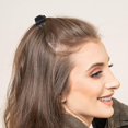 thumbnail image 5 of Clásicos para mujeres y niñas, 4 clips de garra medianos, ideales para levantarse el cabello fácilmente, perfectos para todo tipo de cabello, material plástico, negro y marrón, 5 of 5