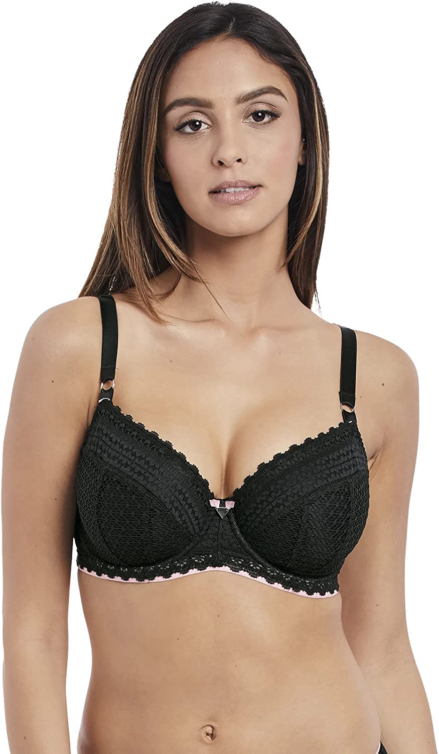 Freya Women's Daisy Lace Underwire Padded Half Cup Bra