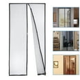 thumbnail image 2 of Magnetic Screen Door Cover Mesh Net Block Mosquito Fly Insect Bug Adhesive Curtain, 2 of 7