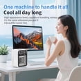 thumbnail image 3 of 2025 Upgraded Glacier Breeze Ac, Glacier Breeze Portable Ac, Portable Air Conditioner, 2/4h Timer 3speeds, Ultra-Quiet, Intelligent Digital Display, for Home, Bedroom, Office, and Outdoor (Upgraded), 3 of 7