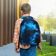 thumbnail image 6 of Xecao Blue Fire Wolf Travel Backpack: A spacious, stylish computer backpack ideal for men and women, perfect for college, school, or daily travels, 6 of 6