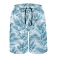 thumbnail image 6 of Binienty Men's Beach Shorts Swim Trunks With Tropical Floral Print - Quick Dry for Summer Vacation and Water Activities, 6 of 8