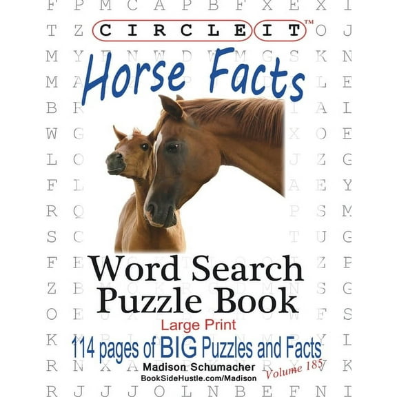 Circle It, Horse Facts, Word Search, Puzzle Book, (Paperback)